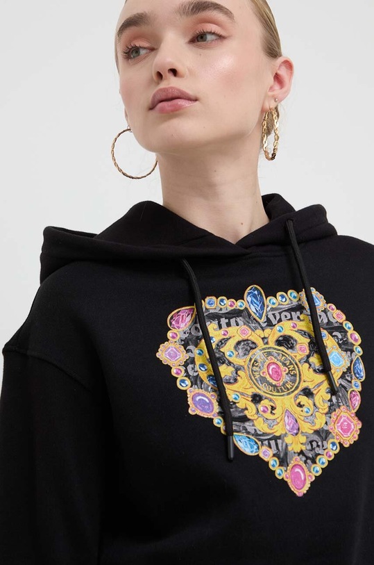 Bavlněná mikina Versace Jeans Couture černá 76HAIL01.CF00L