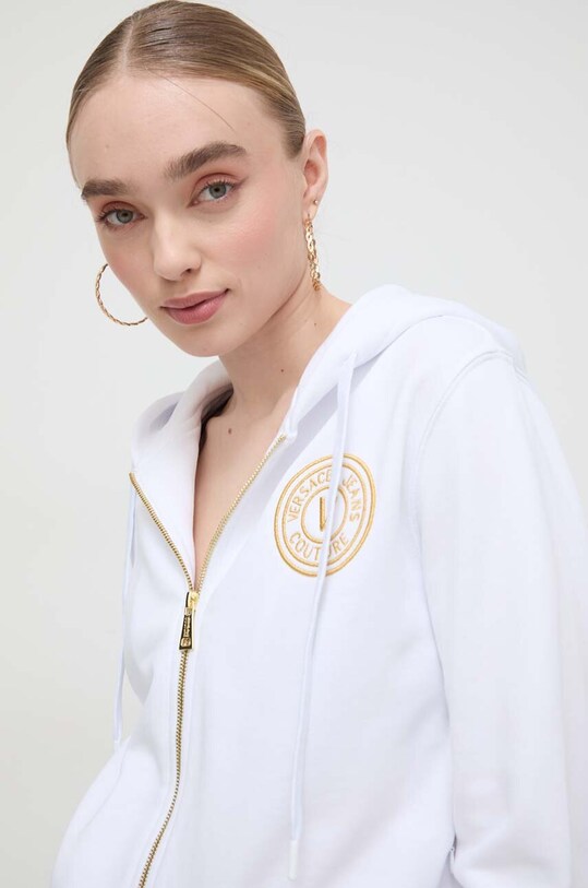 Versace Jeans Couture pamut melegítőfelső fehér 76HAIT02.CF01T