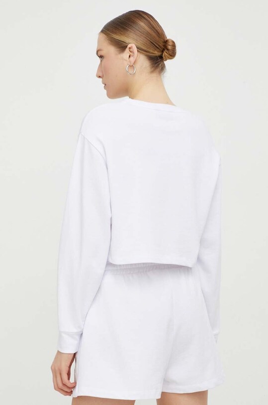 Oblečenie Bavlnená mikina Armani Exchange 3DYM90.YJFHZ biela