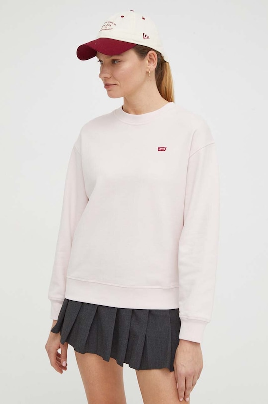 Levi's bluza bawełniana bawełna różowy 24688