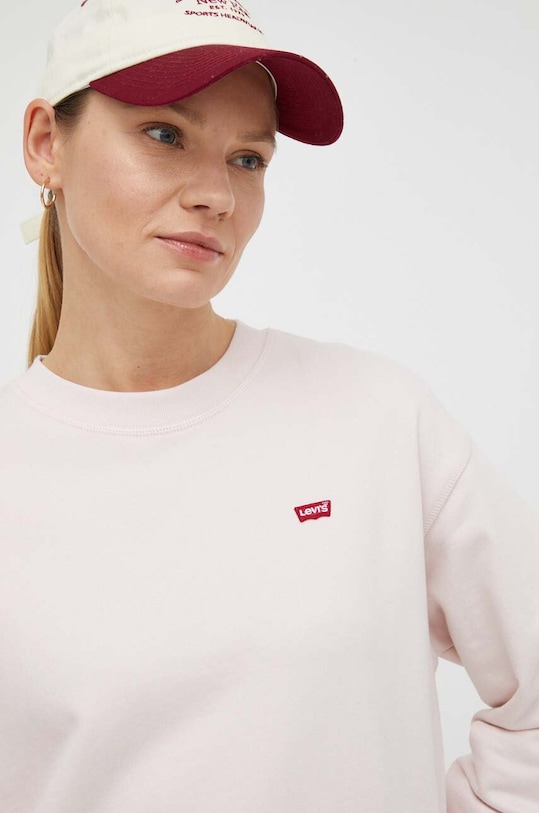 Levi's bluza bawełniana różowy 24688