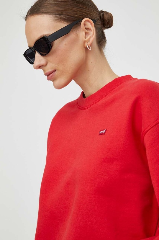 Levi's bluza bawełniana czerwony 24688