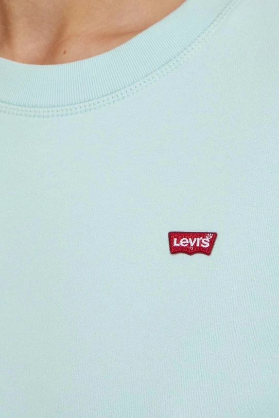 Levi's bluza bawełniana 24688 turkusowy