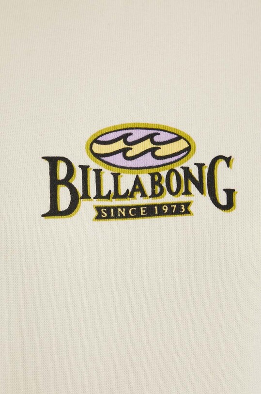 Bavlnená mikina Billabong Since 73 UBJZT00383 béžová