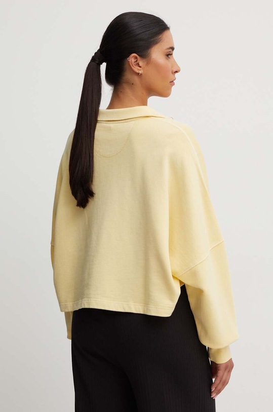 Odjeća Pamučna dukserica adidas Originals Essentials+ IR6016 zlatna