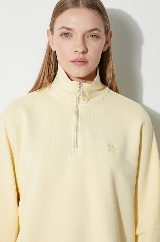 adidas Originals cotton sweatshirt IR6016 yellow