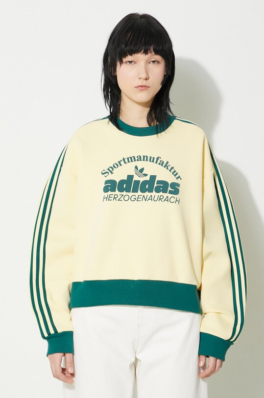 adidas Originals bluza nadruk żółty IS0373