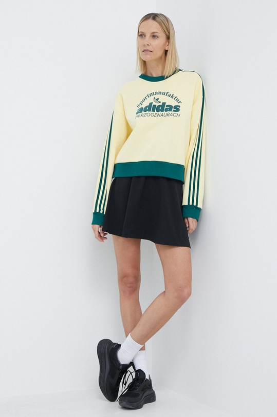 Mikina adidas Originals IS0373 žltá SS24