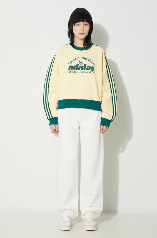 adidas Originals sweatshirt IS0373 yellow SS24