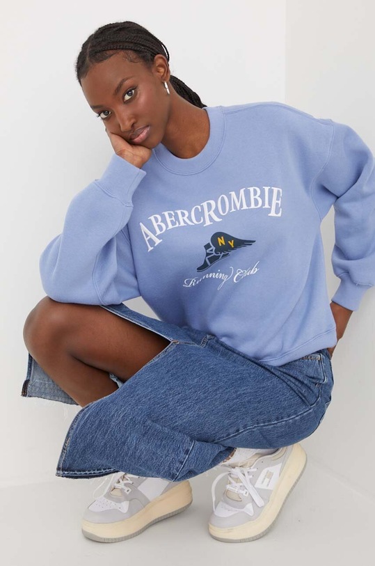 Abercrombie & Fitch bluza pozostałe niebieski KI152.4065.221