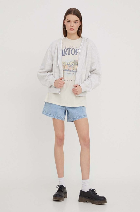 Hollister Co. bluza KI352.4019.112 szary SS24