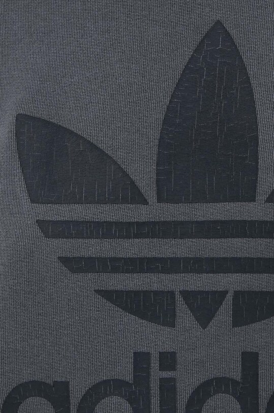 Памучен суичър adidas Originals Washed Trefoil IN2270 сив