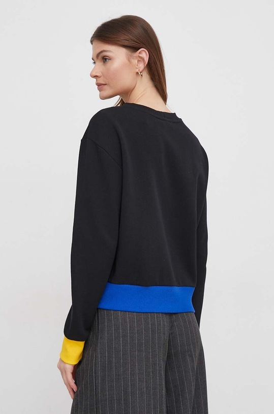 Îmbrăcăminte United Colors of Benetton hanorac de bumbac 3J68D1069 negru