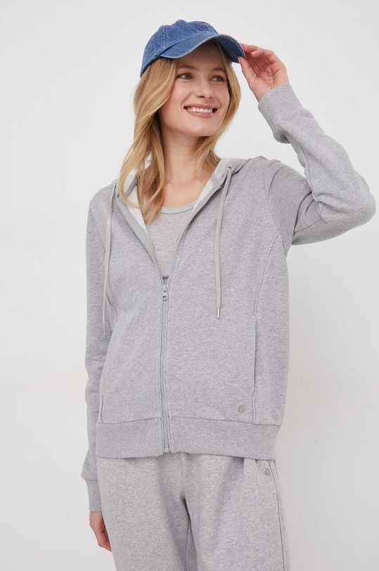 United Colors of Benetton hanorac de bumbac gri 3J68D500J