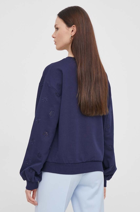 Odzież United Colors of Benetton bluza bawełniana 3BC1D1073 granatowy