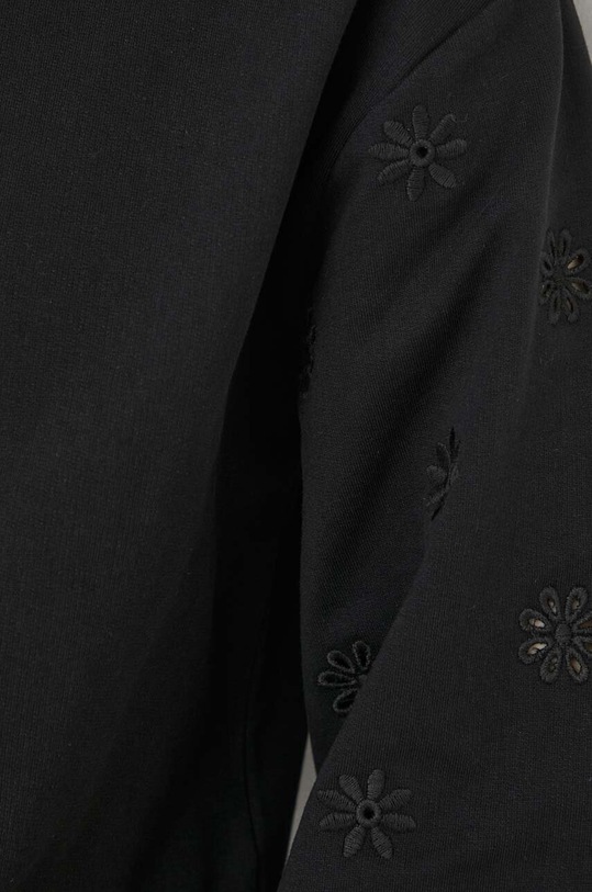 Bombažen pulover United Colors of Benetton 3BC1D1073 črna