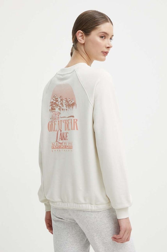 Odzież Napapijri bluza bawełniana B-Boyd NP0A4HO3N1A1 beżowy