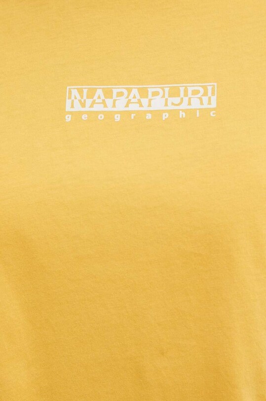 Napapijri tricou din bumbac S-Tahi NP0A4HOJY1J1 galben