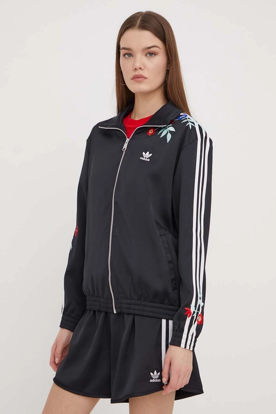 Mikina adidas Originals s elastanom čierna IT5376