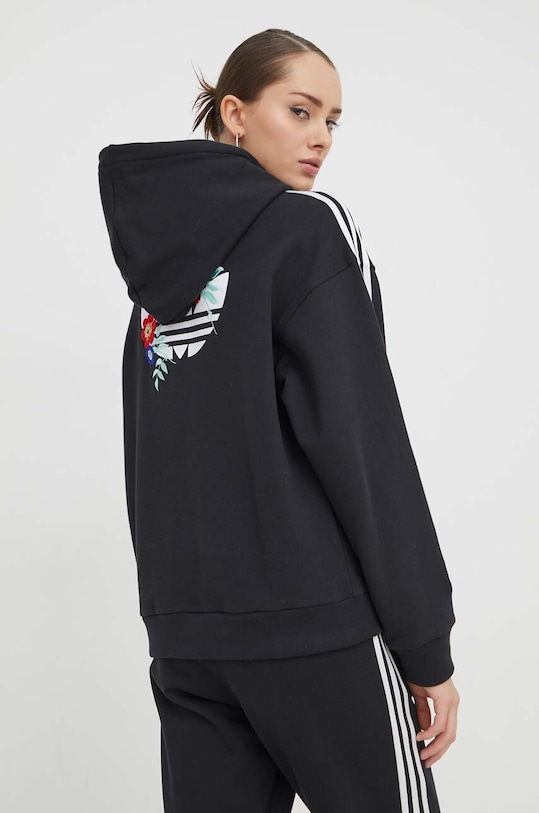 Oblečení Bavlněná mikina adidas Originals IU2515 černá