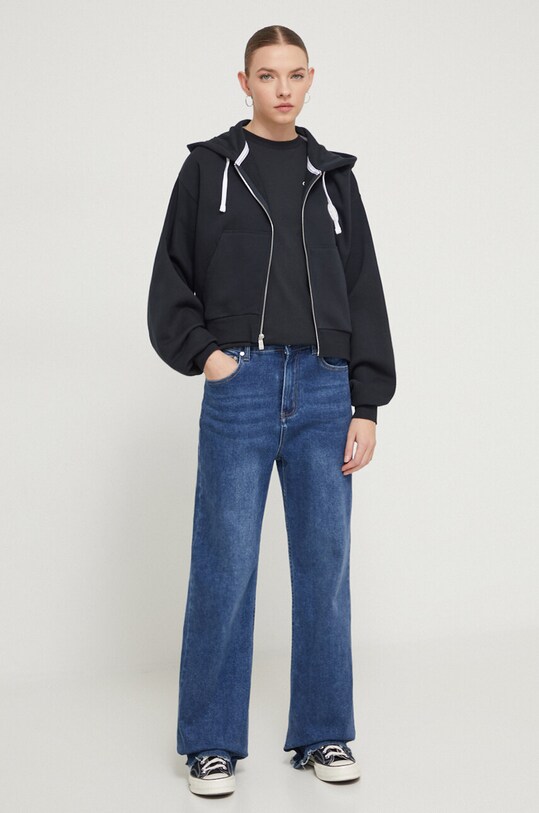 Converse felső 10026150.A01 fekete SS25