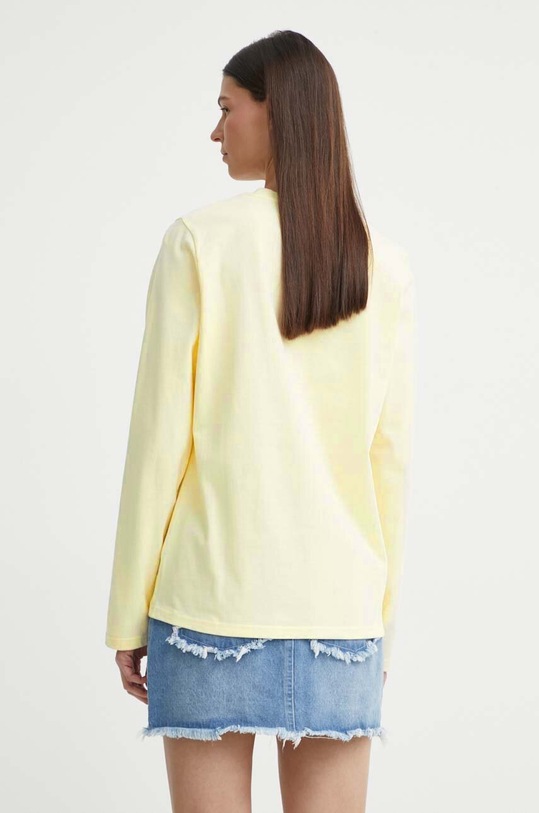 Oblečení Bavlněné tričko s dlouhým rukávem Résumé AlessioRS LS Tee Unisex 20201105 žlutá