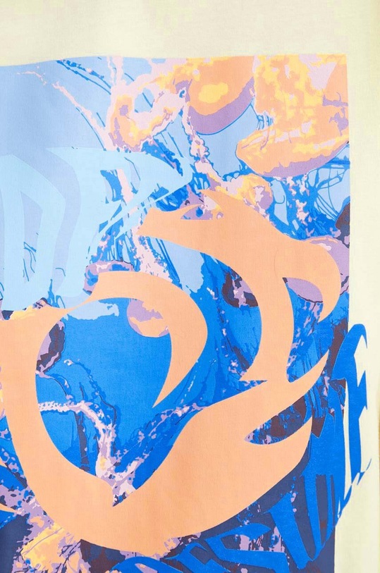 Bavlněné tričko s dlouhým rukávem Résumé AlessioRS LS Tee Unisex 20201105 žlutá