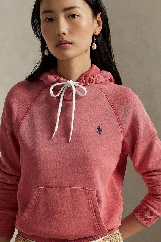 Bavlněná mikina Polo Ralph Lauren červená 211935583
