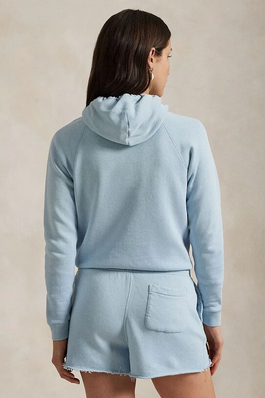 Bavlněná mikina Polo Ralph Lauren 211935583 modrá SS25