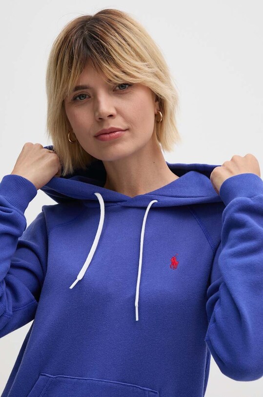 Polo Ralph Lauren felpa in cotone blu 211935583