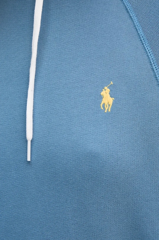 Бавовняна кофта Polo Ralph Lauren 211935583 блакитний