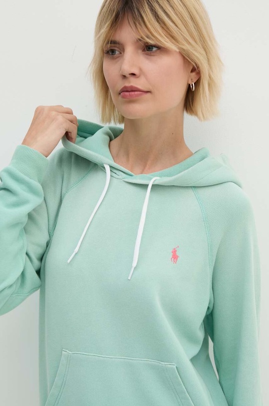 Bavlněná mikina Polo Ralph Lauren zelená 211935583