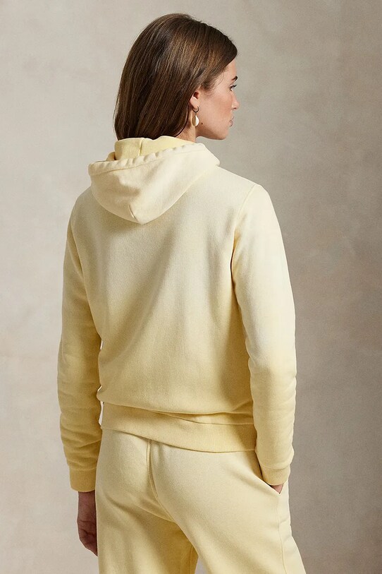 Βαμβακερή μπλούζα Polo Ralph Lauren 211935584 κίτρινο SS25