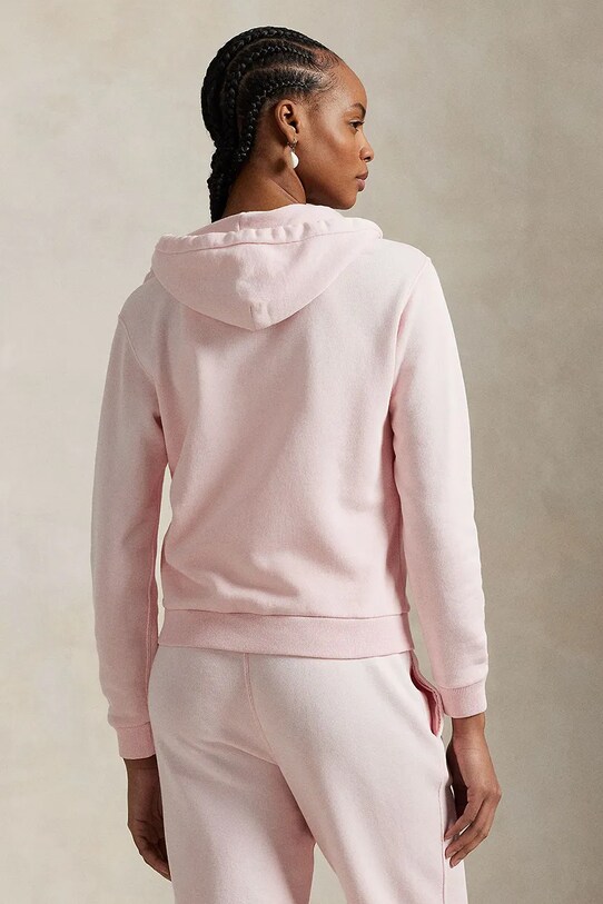 Polo Ralph Lauren felpa in cotone 211935584 rosa SS25
