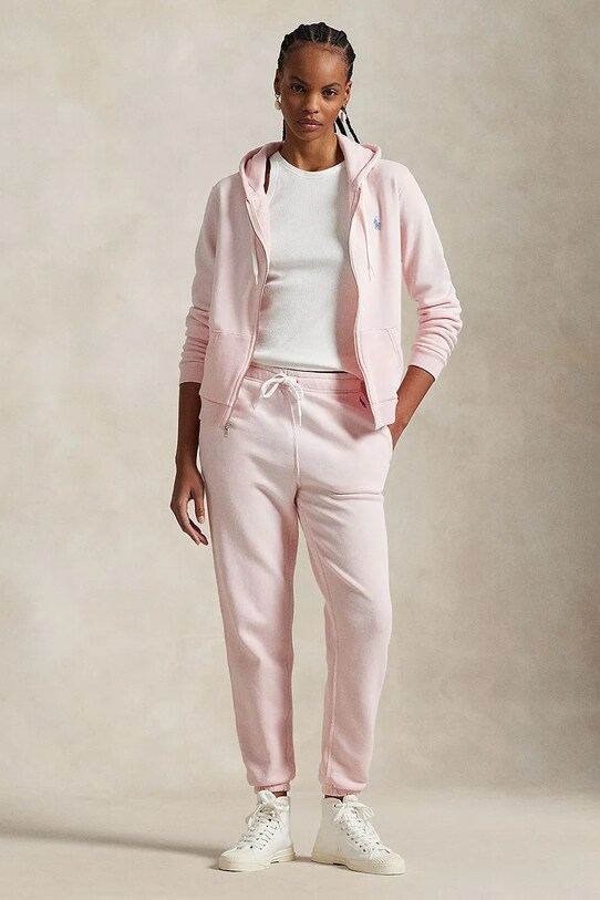 Abbigliamento Polo Ralph Lauren felpa in cotone 211935584 rosa