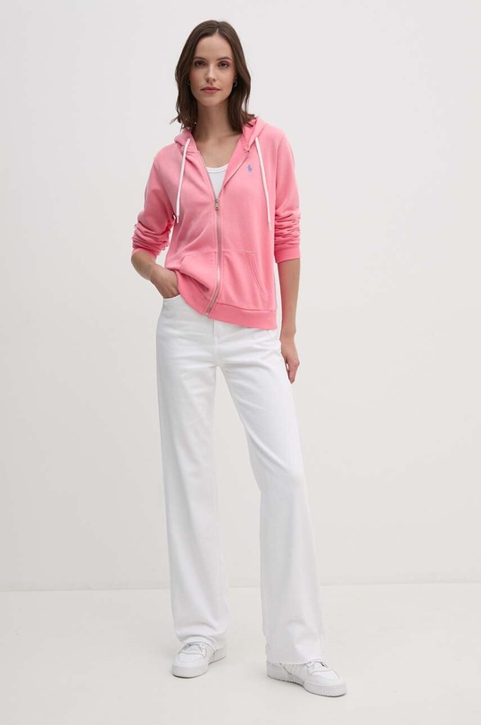 Polo Ralph Lauren bluza bawełniana 211935584 różowy SS25