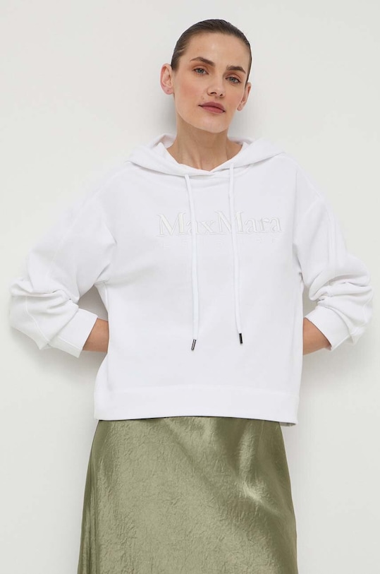 Max Mara Leisure bluza z elastanem biały 2416921018600