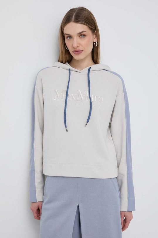 Max Mara Leisure bluza z elastanem beżowy 2416921018600