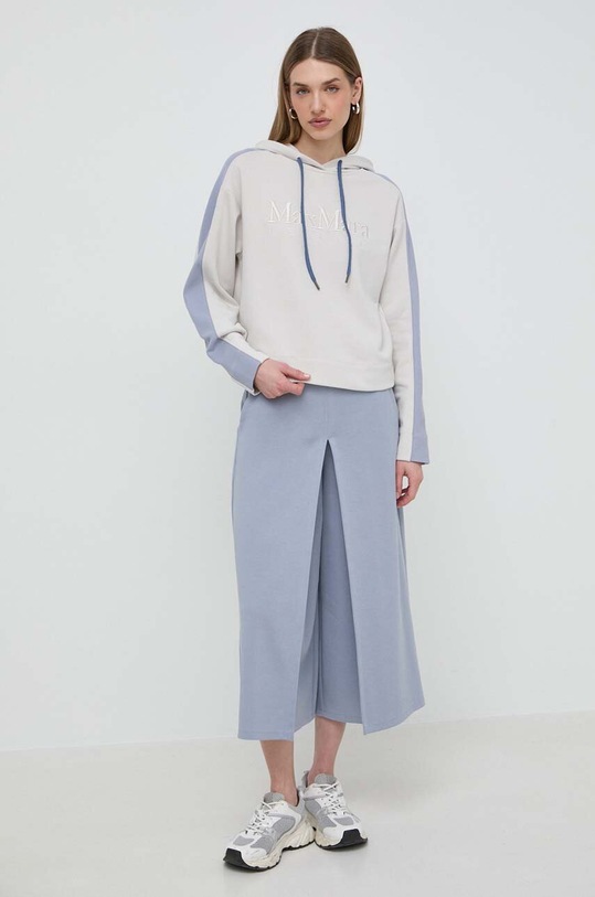 Max Mara Leisure bluza 2416921018600 beżowy SS24