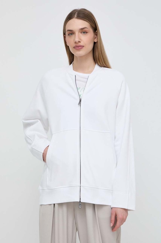 Max Mara Leisure bluza z elastanem biały 2416921028600