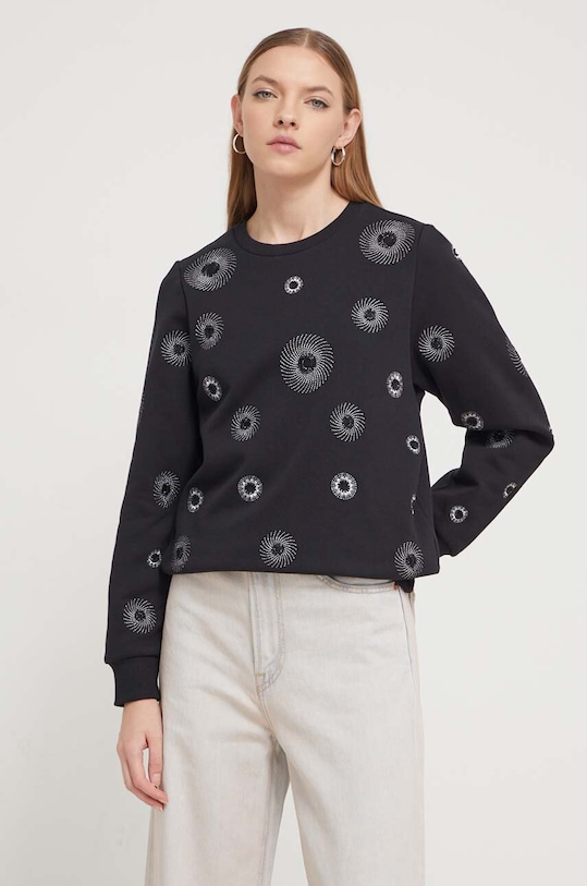 Desigual bluza imprimeu negru 24SWSK07