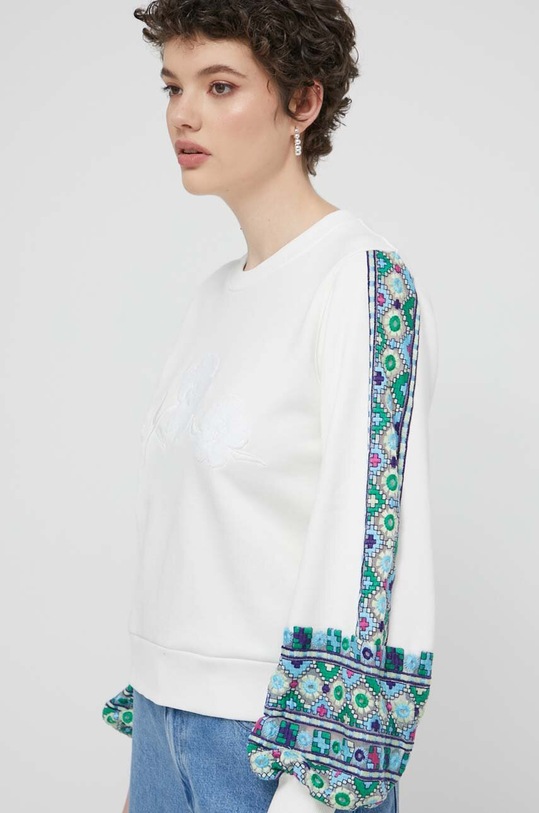 Desigual bluza PAT beżowy 24SWSK29