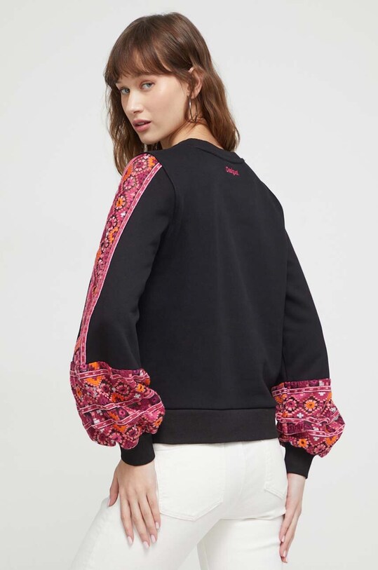 Odzież Desigual bluza PAT 24SWSK29 czarny