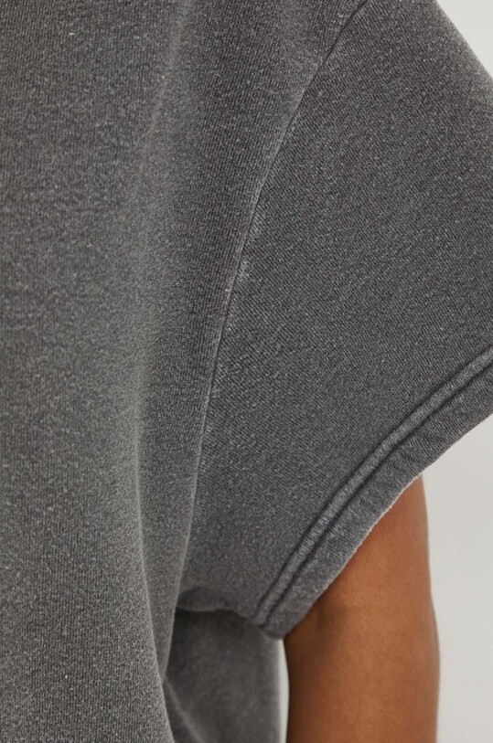 Тениска American Vintage SWEAT MC COL ROND DAF03AE24 сив
