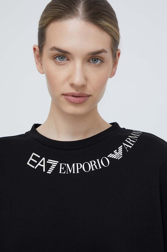 EA7 Emporio Armani bluza bawełniana czarny TJSYZ.3DTM02.0200