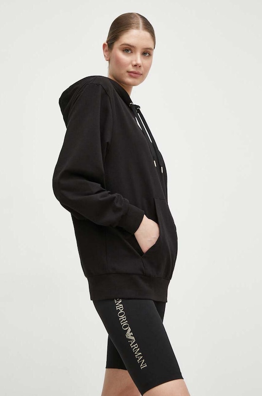 Dukserica EA7 Emporio Armani s kapuljačom crna TJTXZ.3DTM04.0200