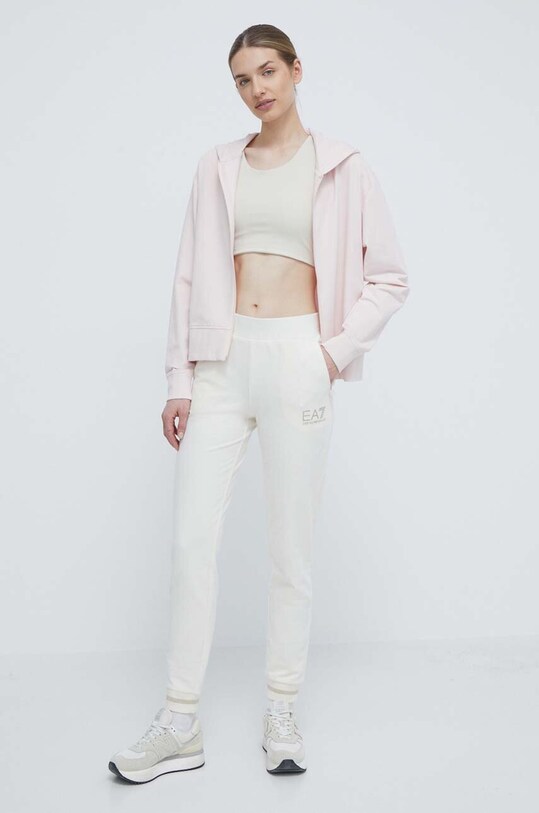 Mikina EA7 Emporio Armani TJTHZ.3DTM22.1422 ružová SS24