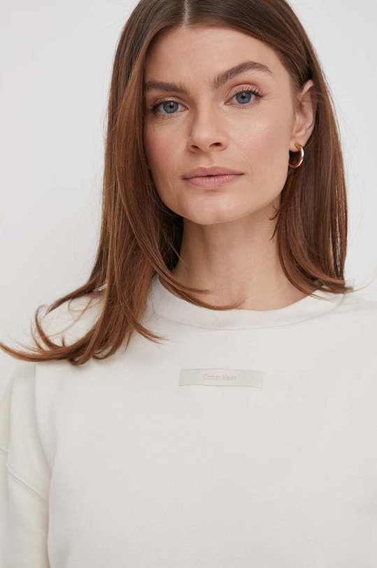 Mikina Calvin Klein K20K206630 béžová