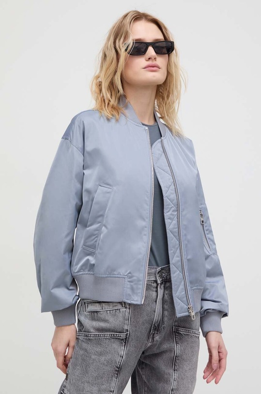 Marc O'Polo kurtka bomber nieocieplane niebieski 402103670085