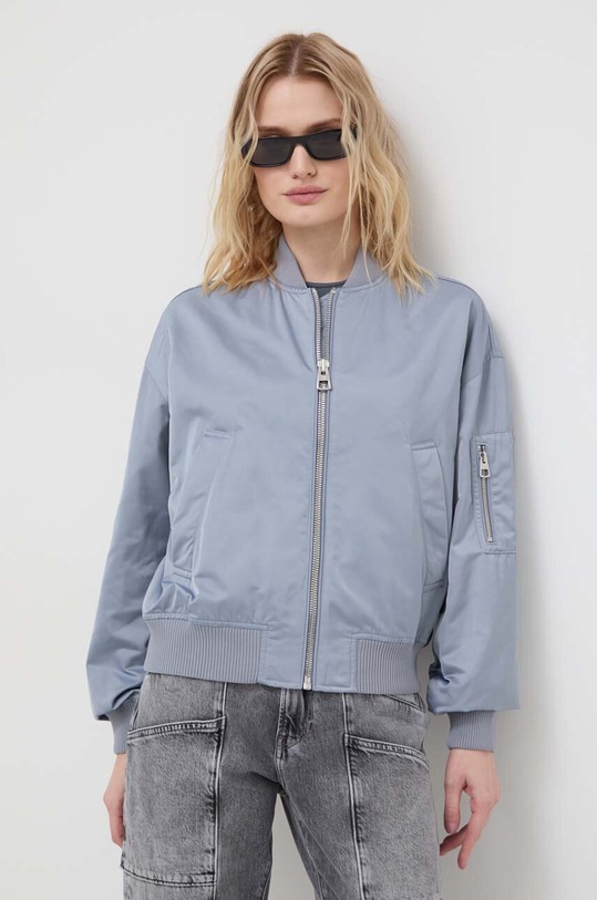 Marc O'Polo kurtka bomber niebieski 402103670085